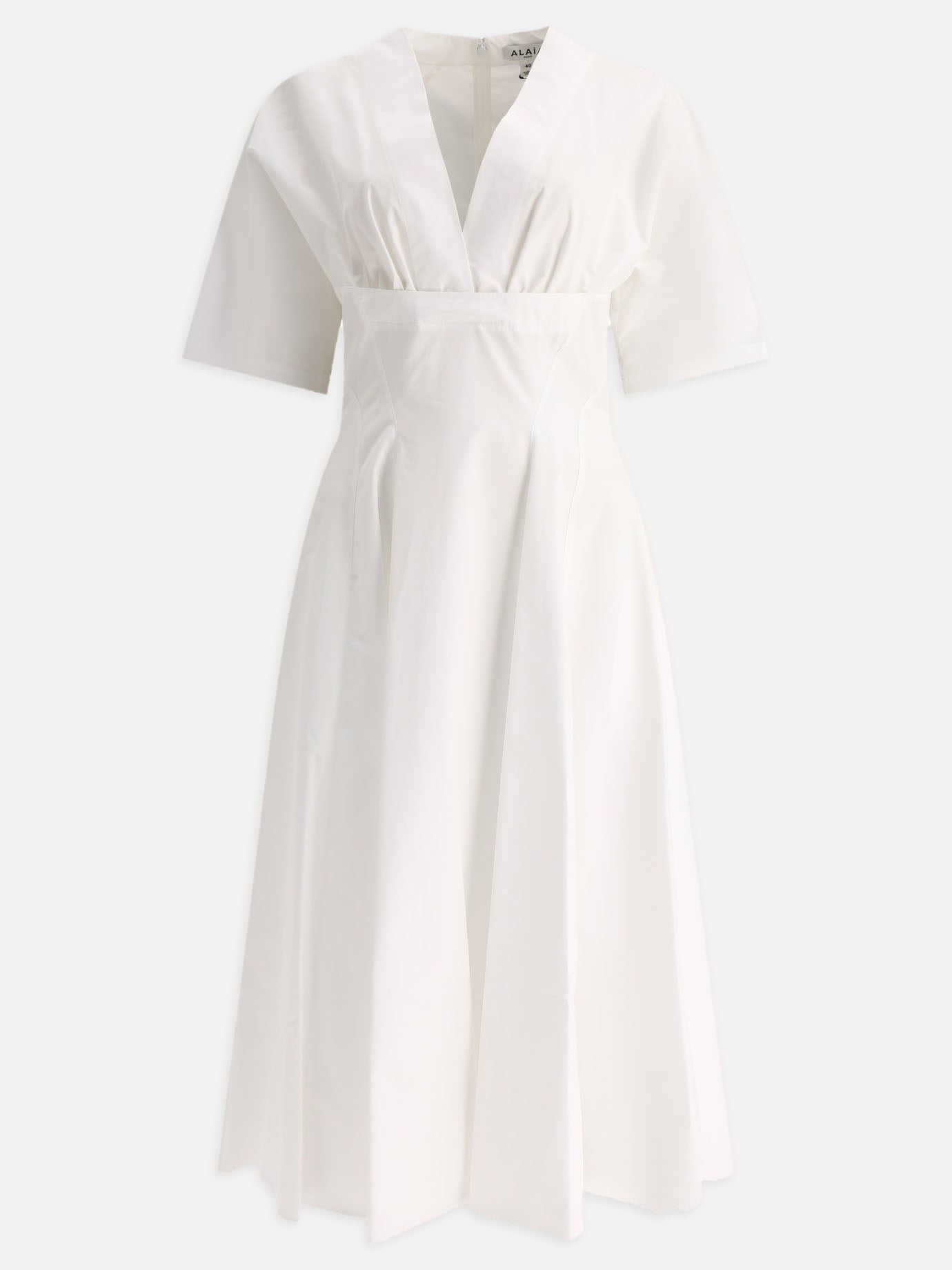 Alaïa Poplin dress 19193336_36 White 1