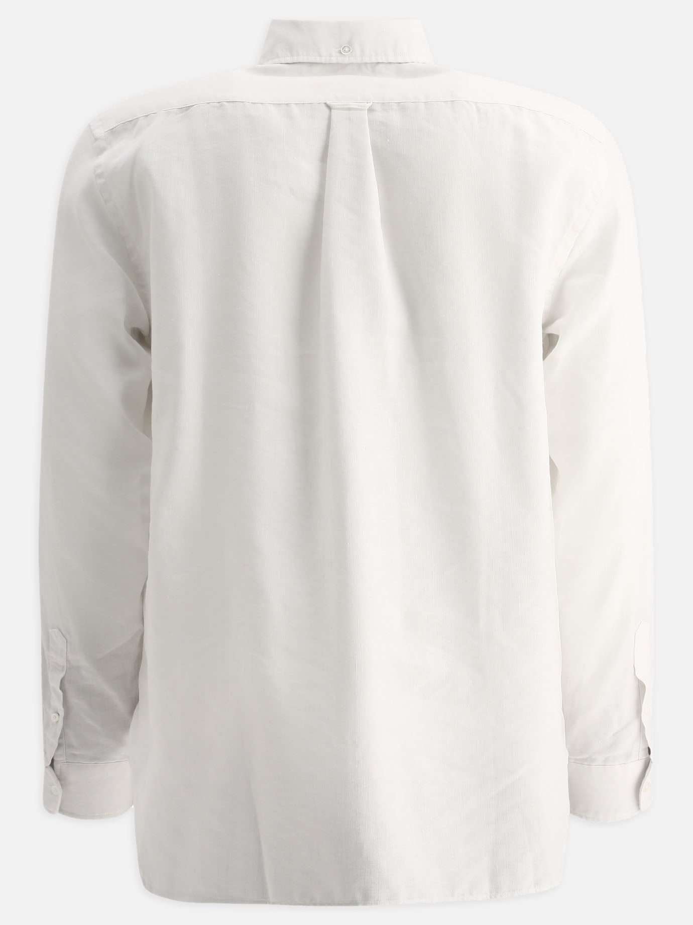 Beams Plus Linen shirt with chest pocket 18765116_S White 2
