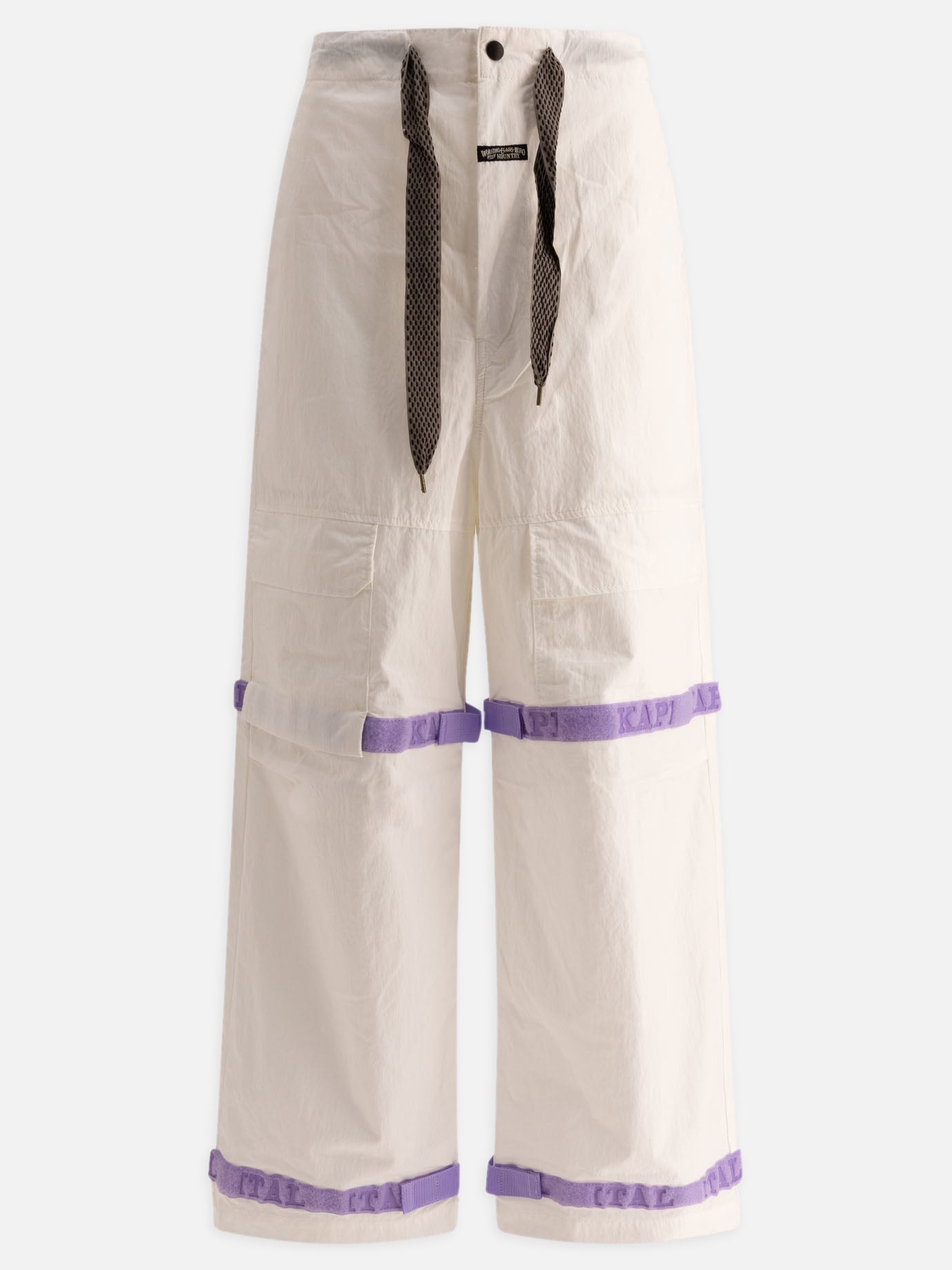 KAPITAL "Ripstop Nouvelle Shuttle" trousers 16630857_1 White 1