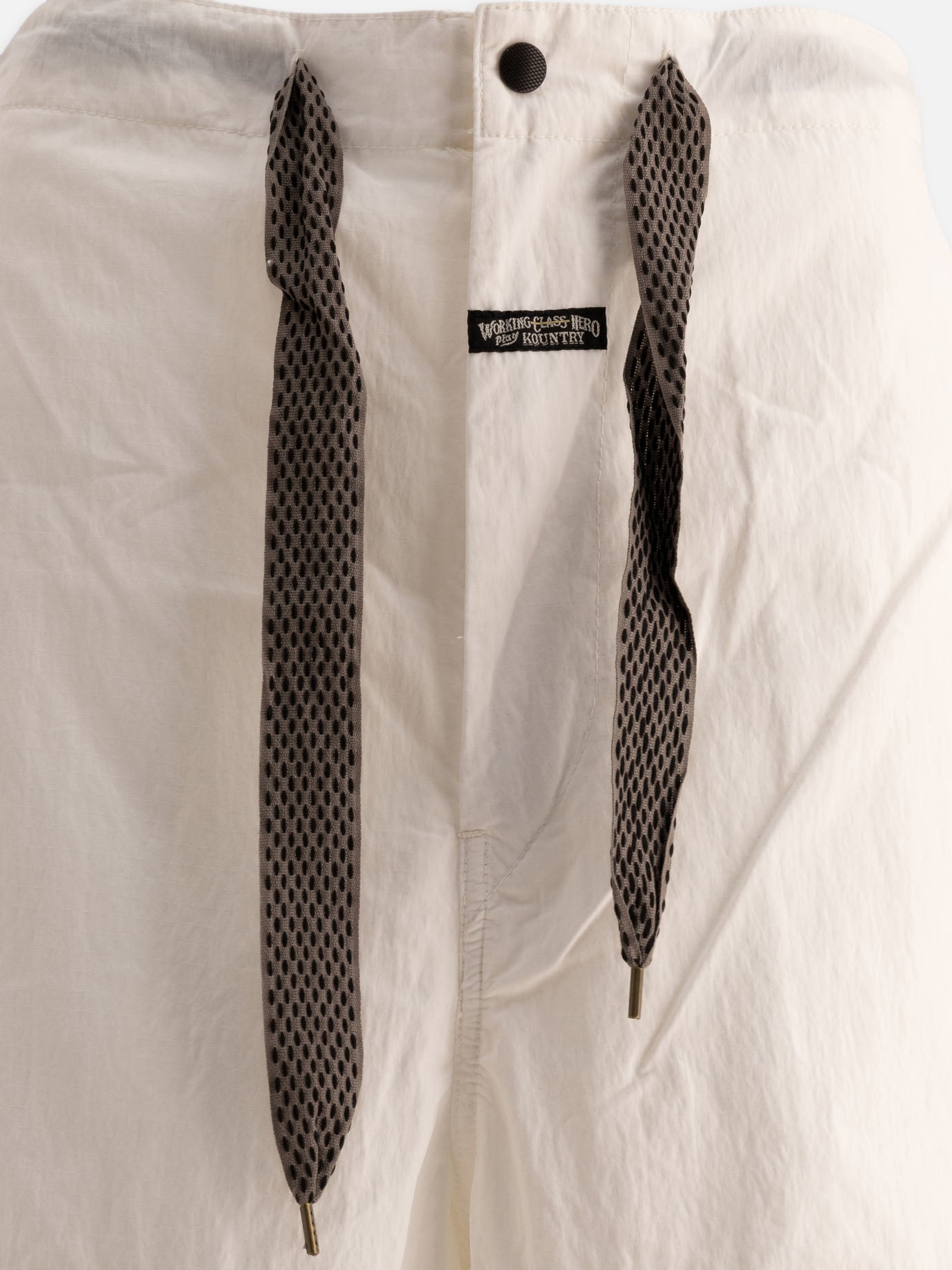 KAPITAL "Ripstop Nouvelle Shuttle" trousers 16630857_1 White 3