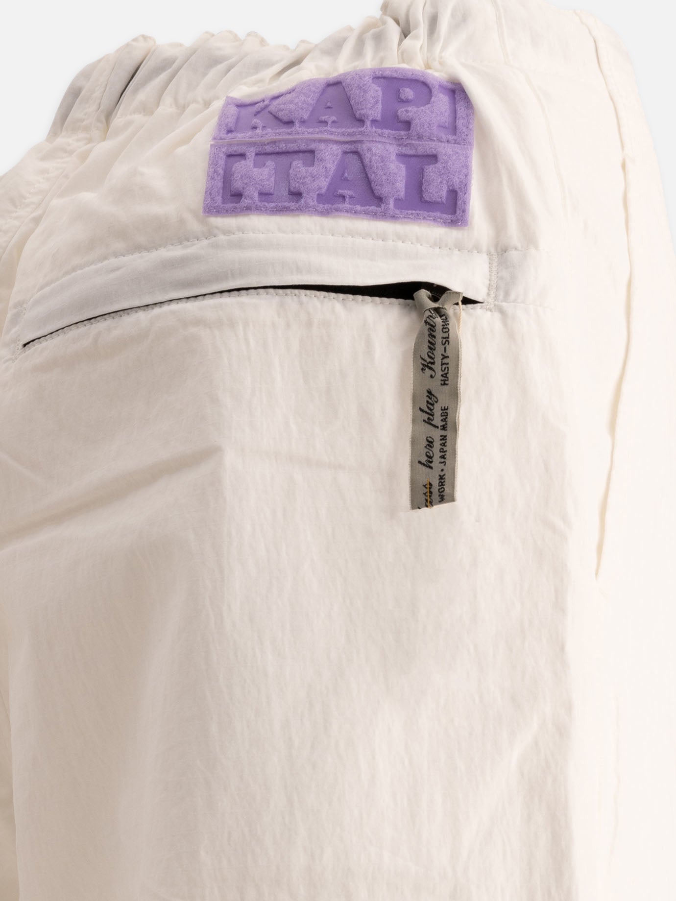 KAPITAL "Ripstop Nouvelle Shuttle" trousers 16630857_1 White 4