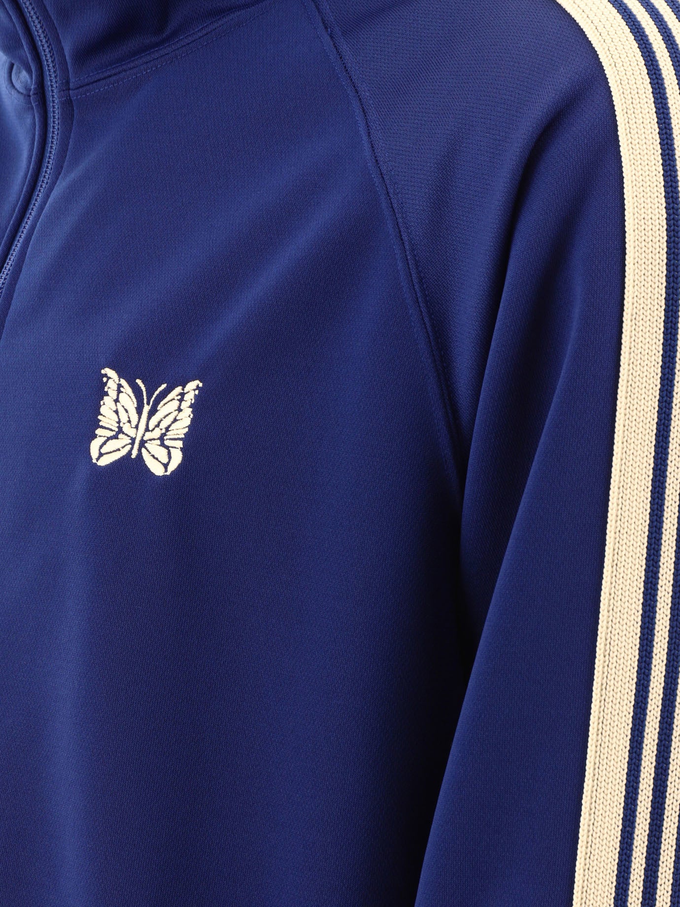 Needles "Track" zippered sweatshirt 12634304_S Blue 4