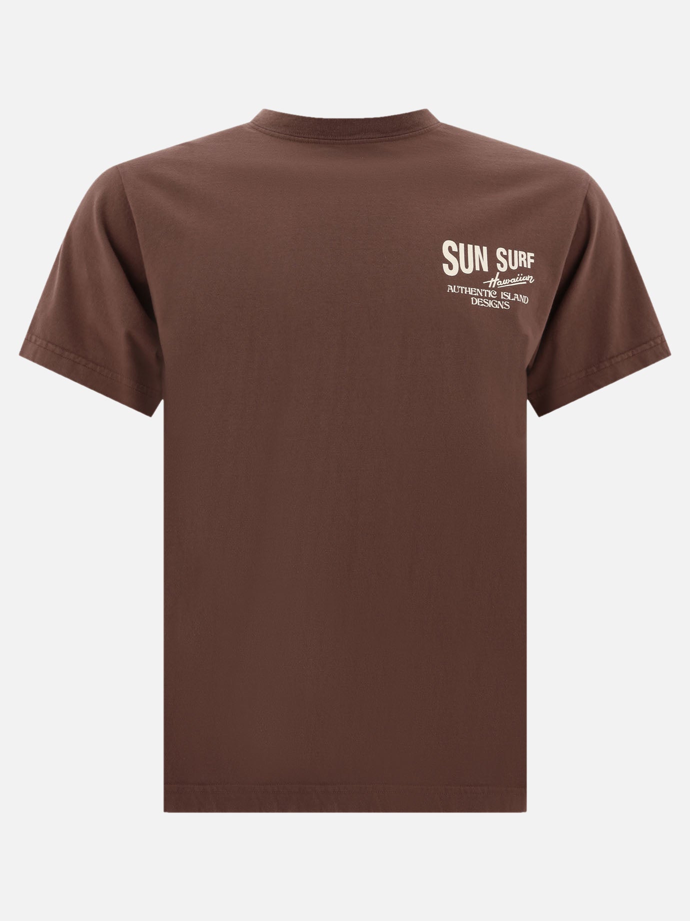 Sun Surf "Musashiya" t-shirt 16760350_S Brown 1