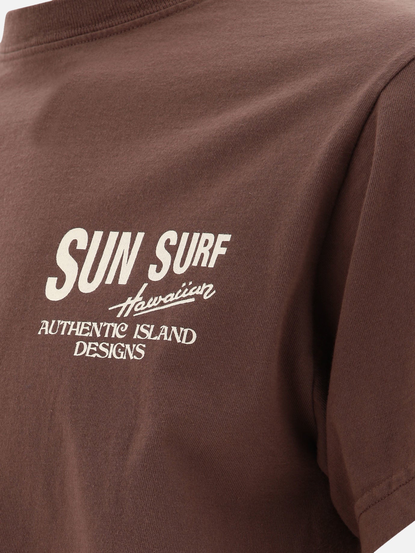 Sun Surf "Musashiya" t-shirt 16760350_S Brown 4