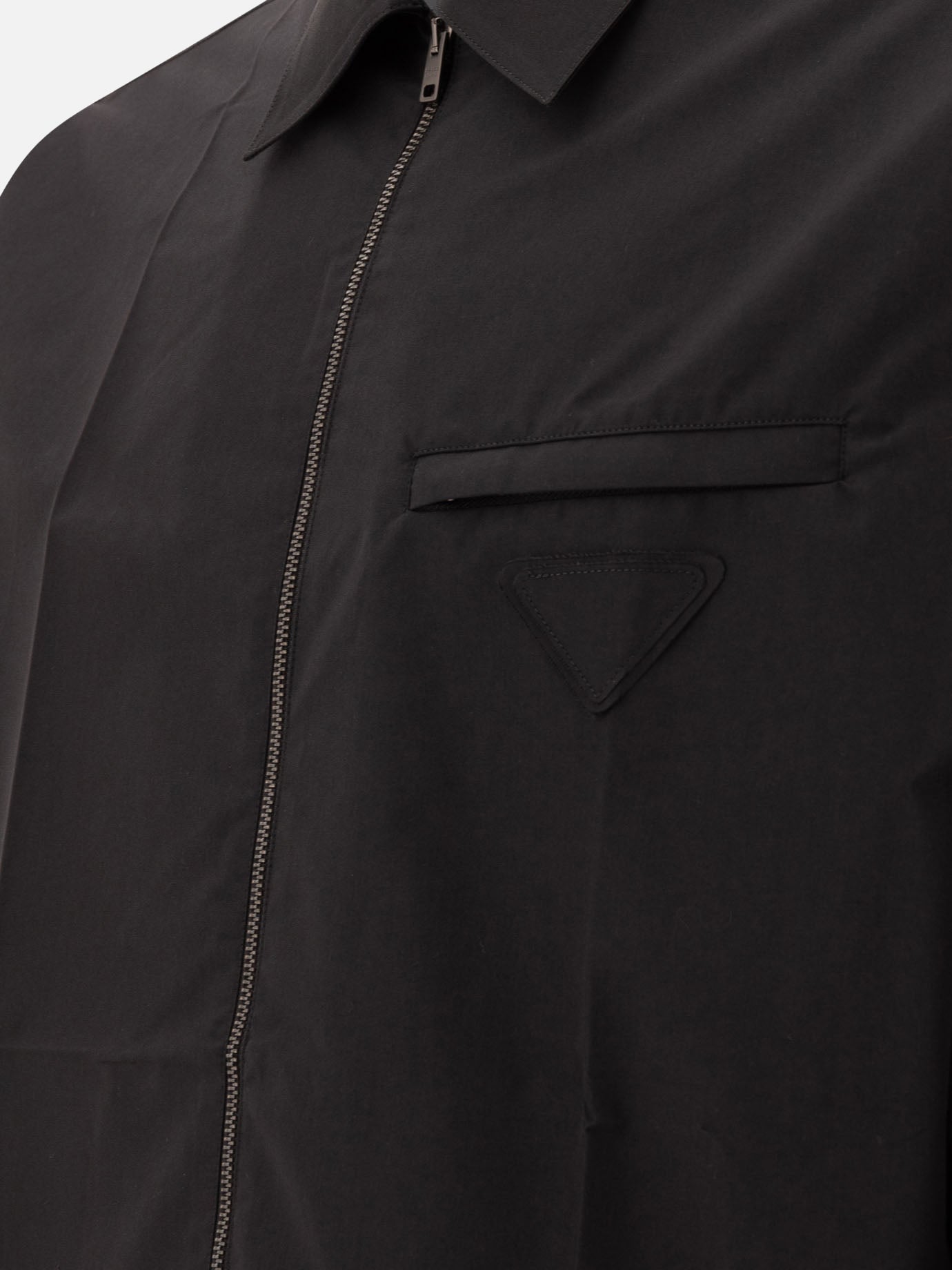 Prada Shirt in technical cotton 15359641_M Black 4