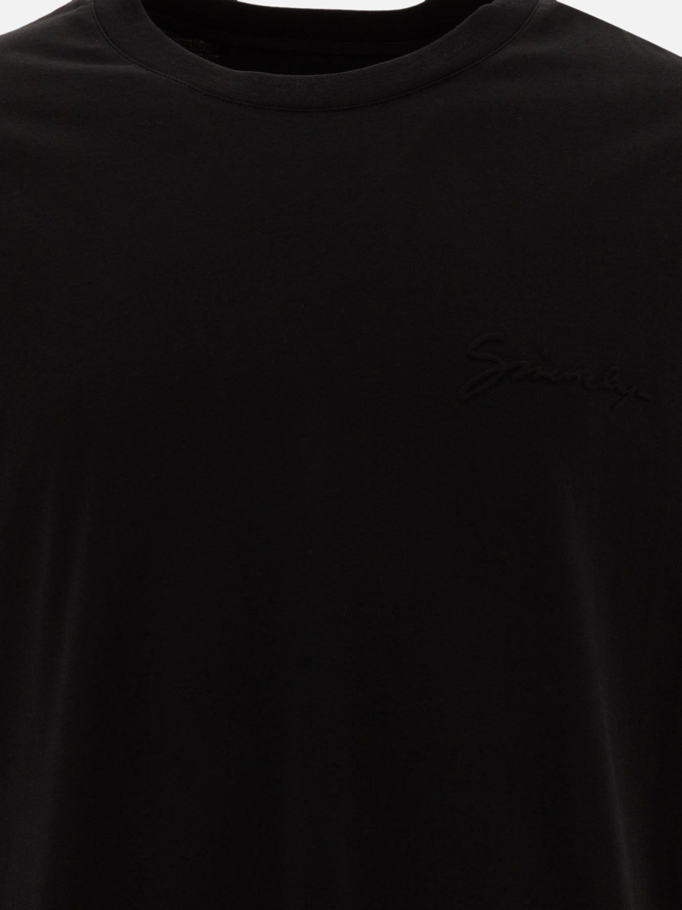Givenchy T-shirt with GIVENCHY signature 17770859_L Black 3