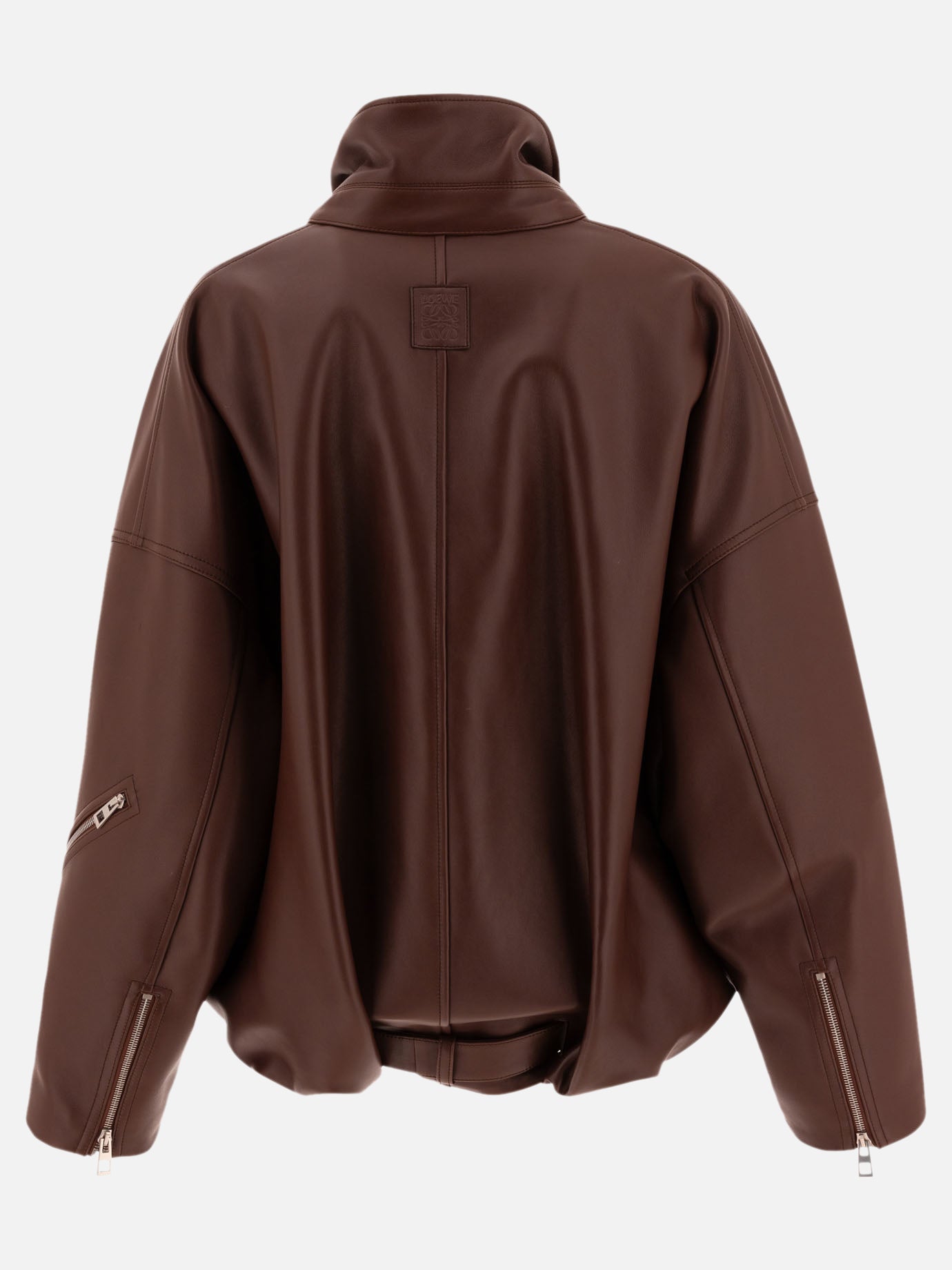 Loewe Balloon jacket in nappa lambskin 11270447_36 Brown 2