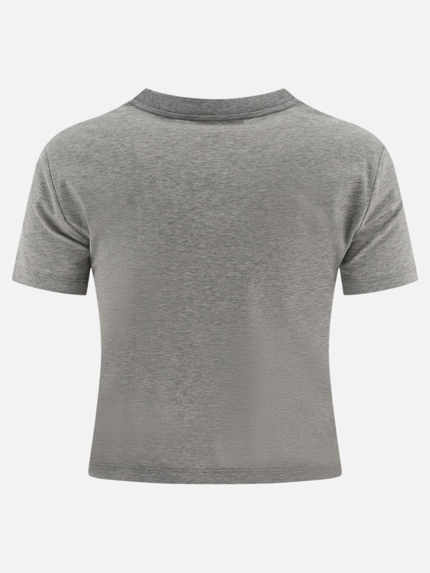 Miu Miu T-shirt with embroidered logo 16194572_S Grey 2