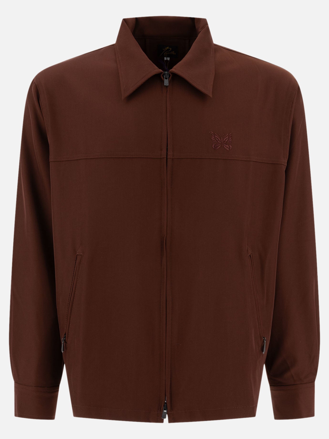 Needles "Sport" overshirt 17363785_S Brown 1