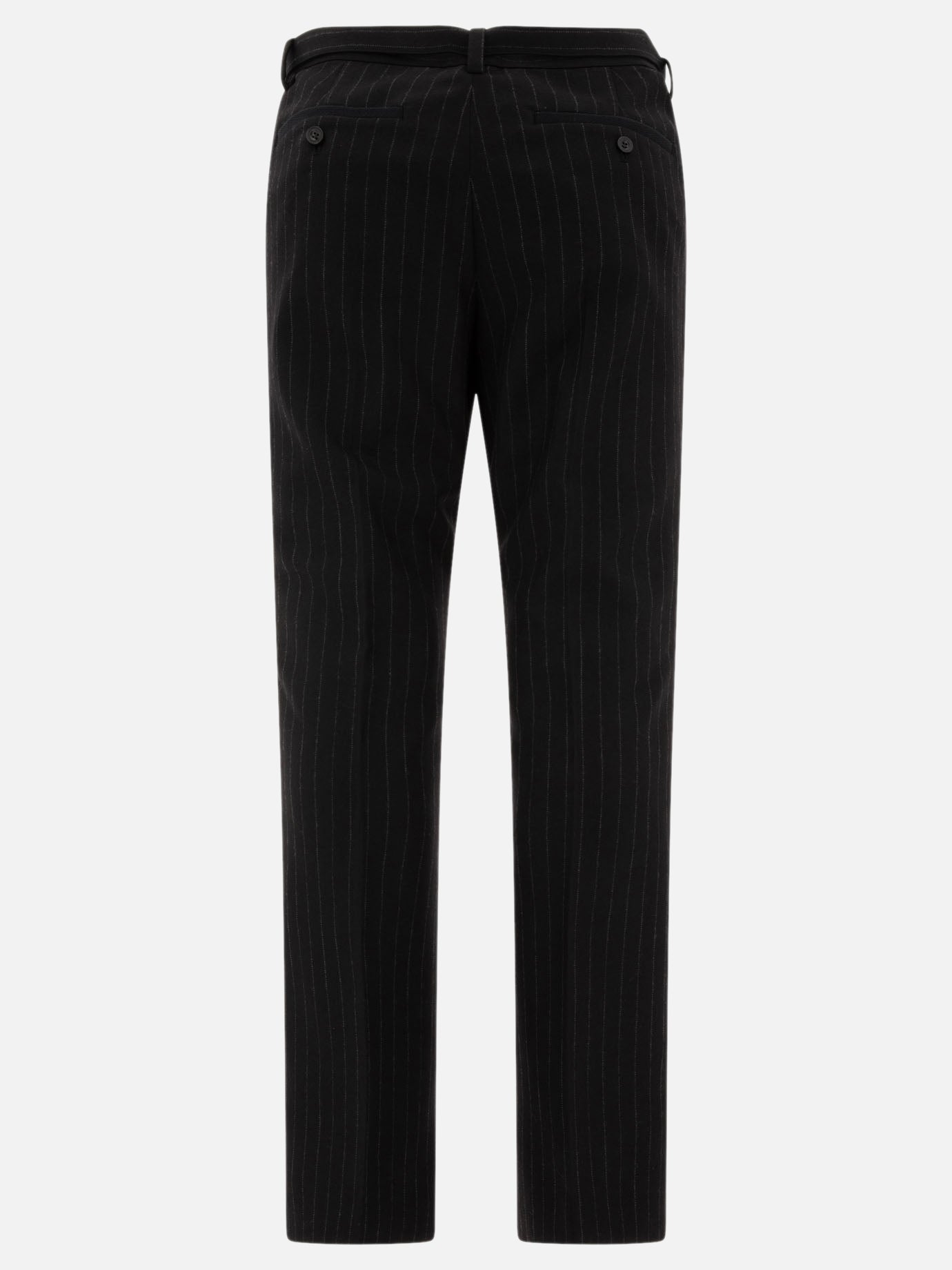 Sacai Pinstriped trousers 12222325_1 Black 2