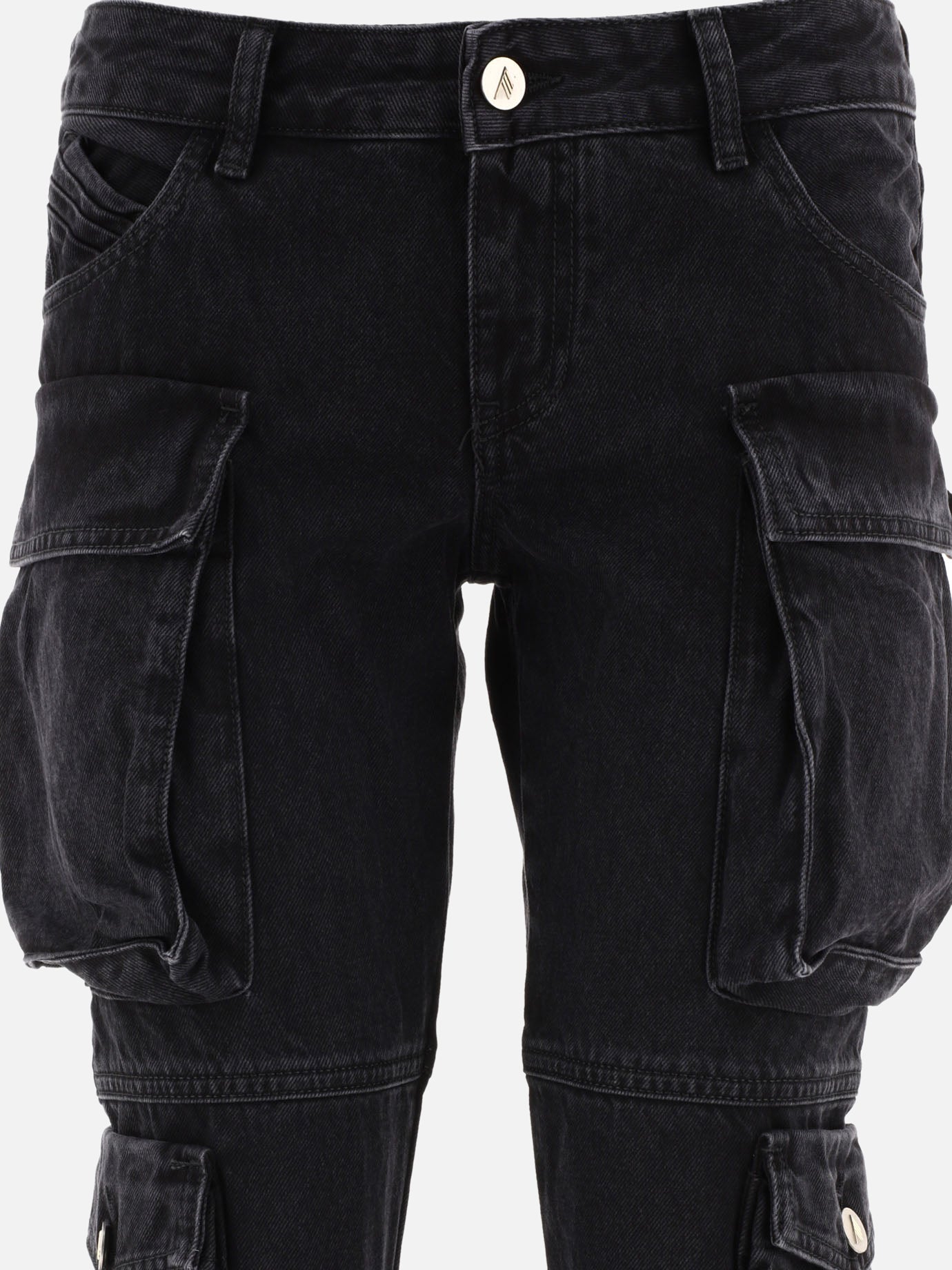 The Attico "Essie" cargo jeans 11695240_27 Black 3