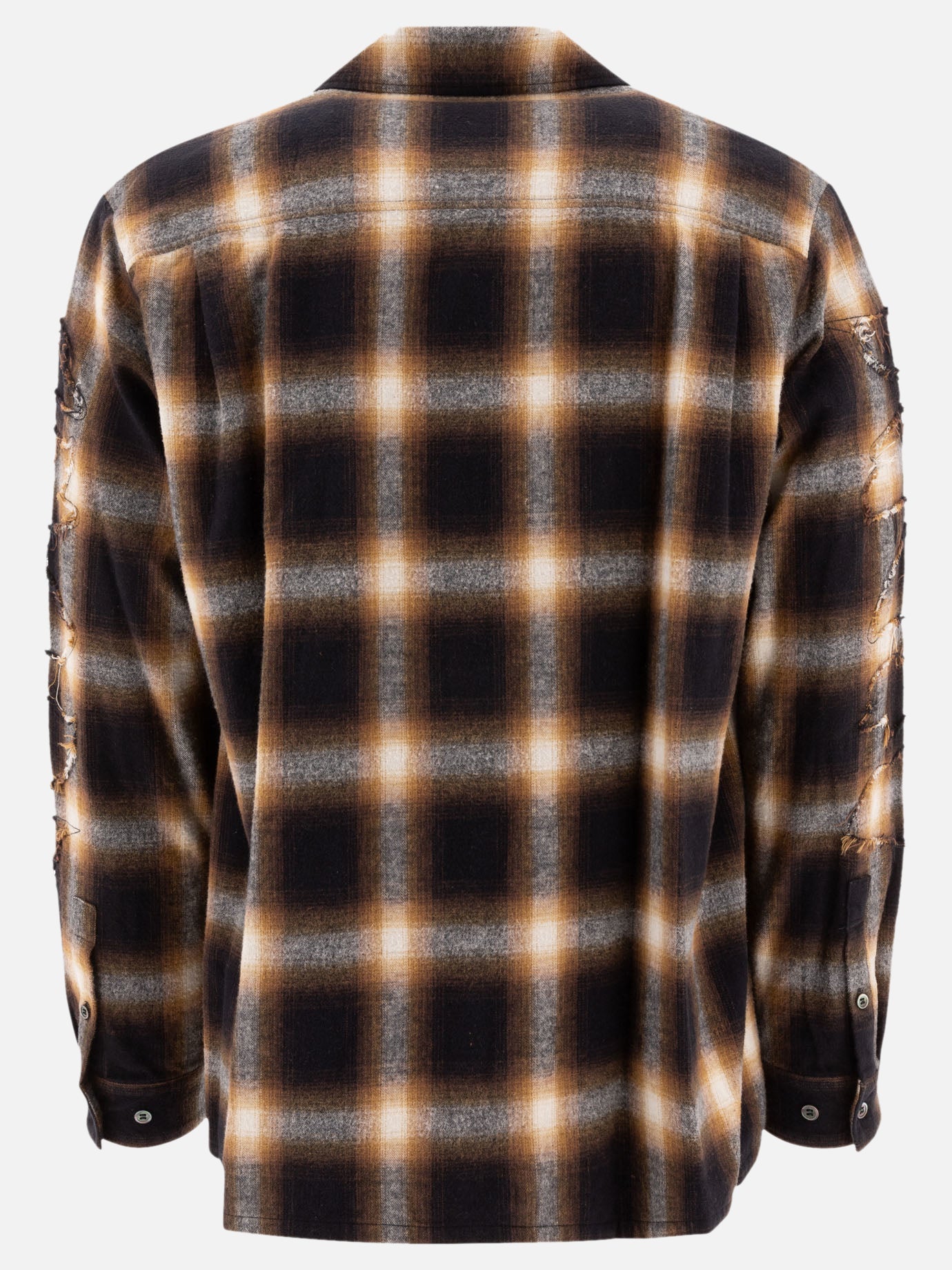 Undercover Check shirt 15595365_3 Brown 2