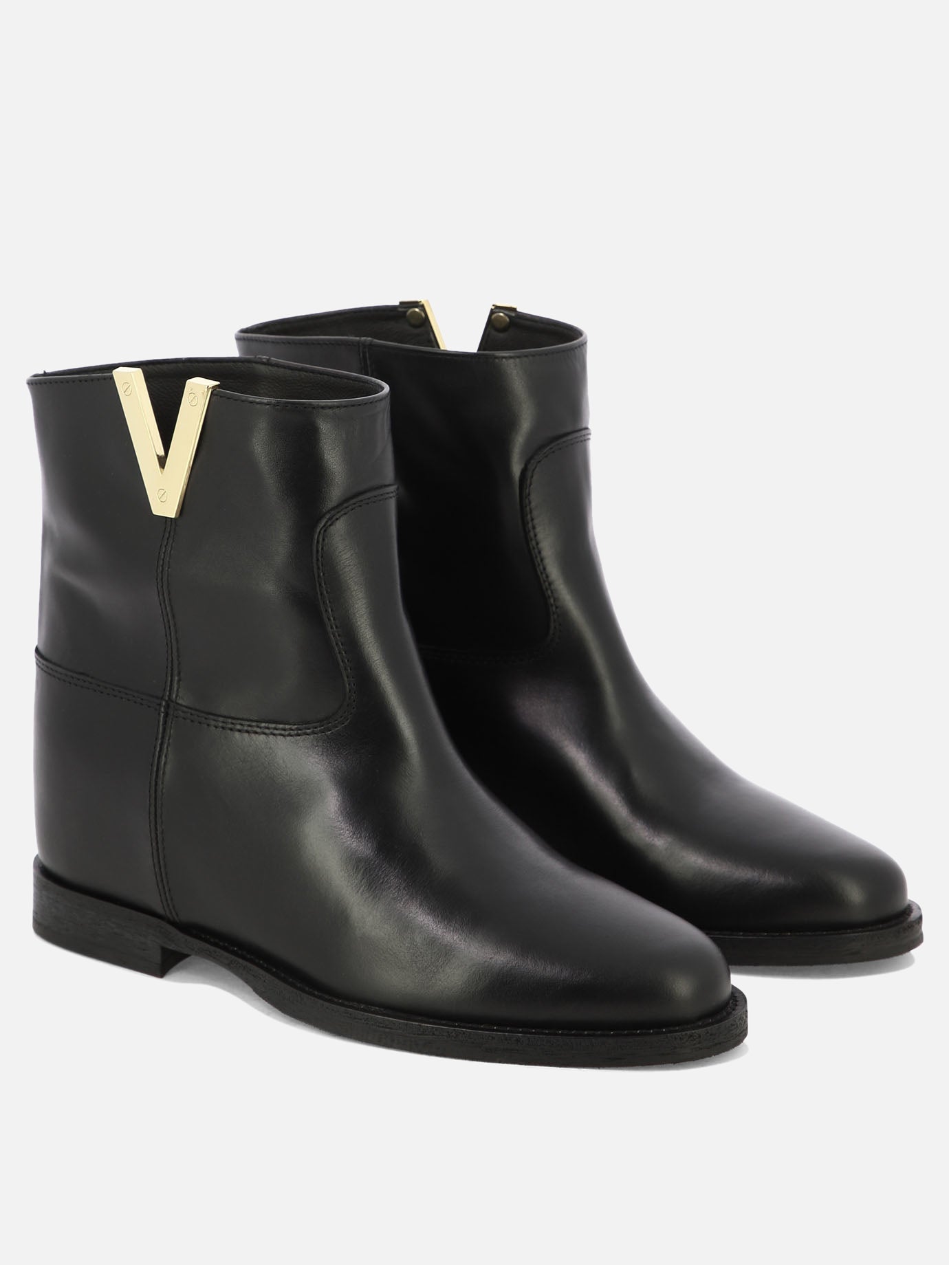 Via Roma 15 "Santa Monica" ankle boots 17535986_38 Black 2