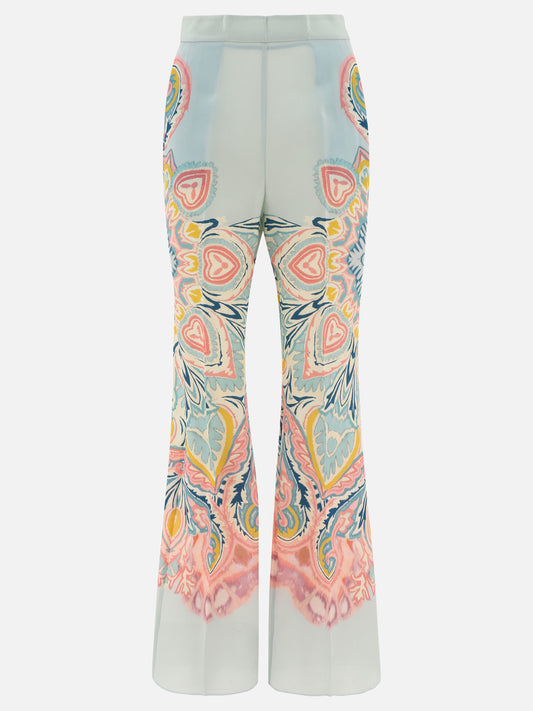 Printed palazzo trousers