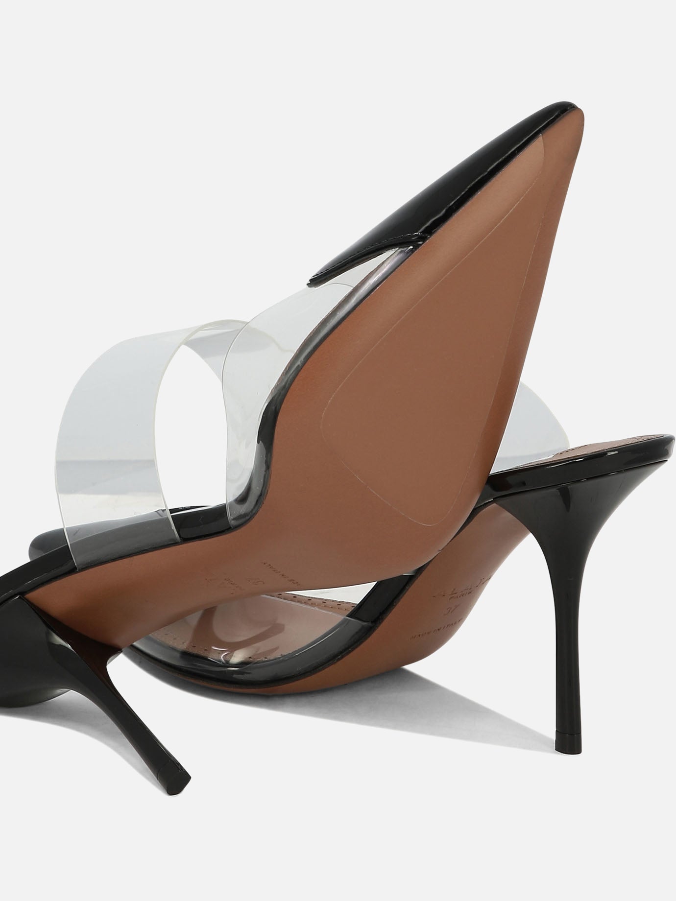 Mules 60% calf leather 40% polyurethane - 50% leather 50% rubber  Black - Alaïa Women | PDP | VIETTI Online Store | thumbnail_5