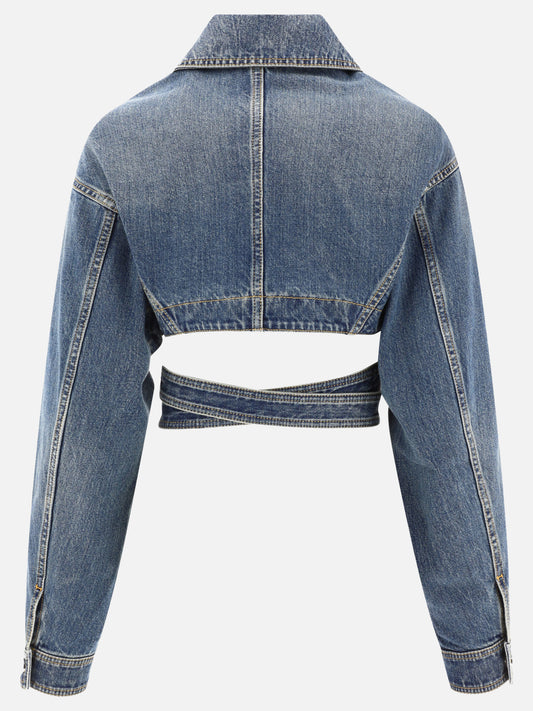 Denim jackets 100% cotton  Blue - Alaïa Women | PLP | VIETTI Online Store | 2
