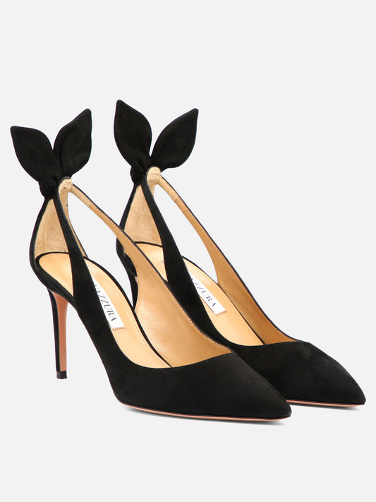 Pumps 100% suede - 100% leather  Black - Aquazzura Women | PLP | VIETTI Online Store | 2
