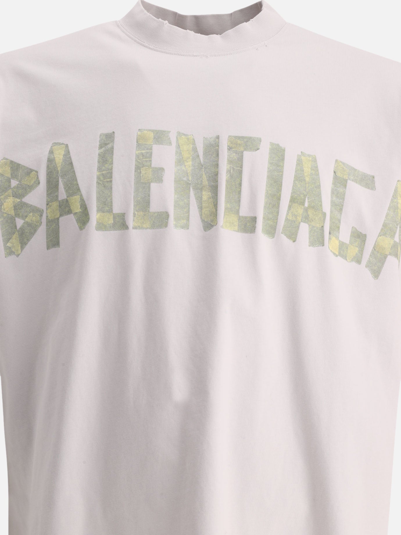 Crewneck t-shirts 100% cotton  White - Balenciaga Men | PDP | VIETTI Online Store | Zoom-Modal_3
