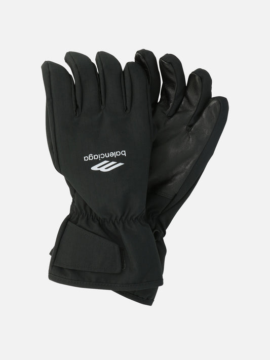 Sport gloves 100% polyester  Black - Balenciaga Women | PLP | VIETTI Online Store 
