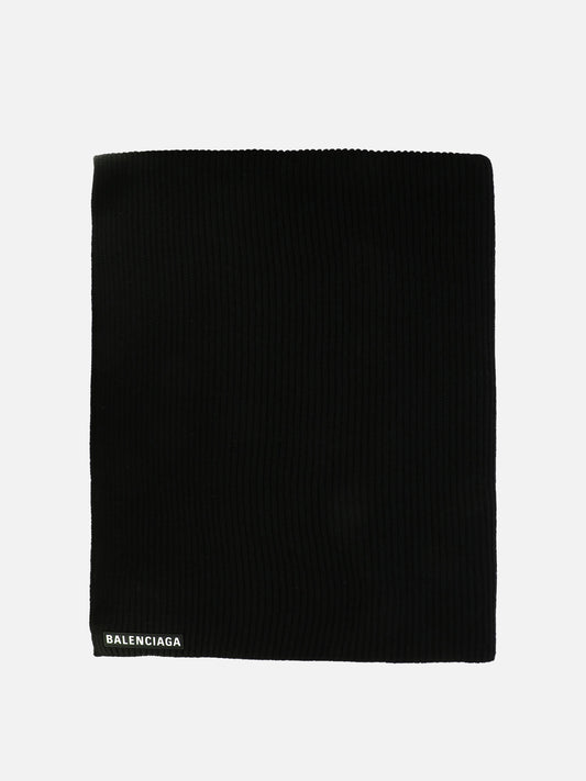 Classic scarves 100% wool  Black - Balenciaga Women | PLP | VIETTI Online Store 
