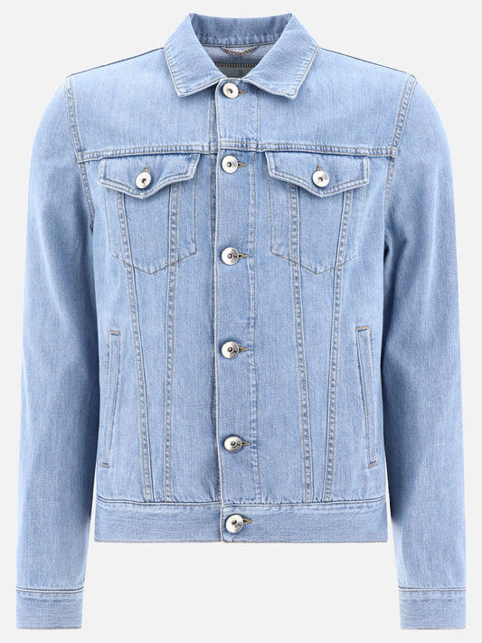 Lightweight denim four-pocket jacket