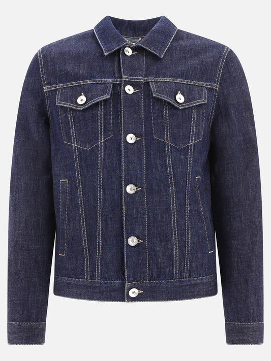 Lightweight denim four-pocket jacket