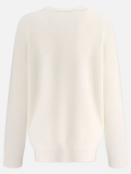 Crewneck sweaters 100% cashmere  White - Brunello Cucinelli Women | PLP | VIETTI Online Store | 2
