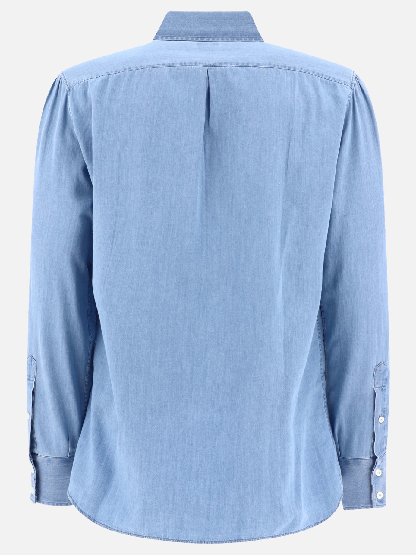 Casual shirts 100% cotton  Light blue - Brunello Cucinelli Men | PDP | VIETTI Online Store | Zoom-Modal_2
