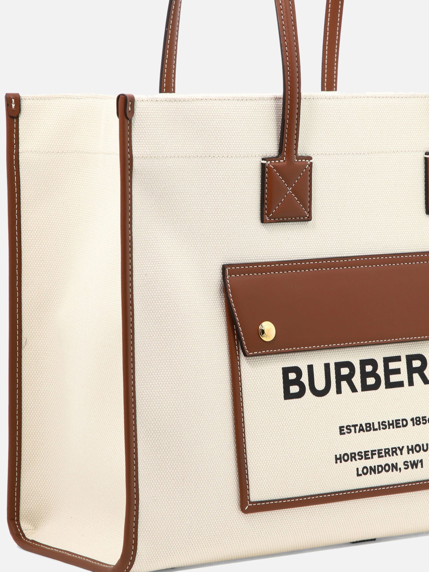 Large bags 100% cotton  Beige - Burberry Women | PDP | VIETTI Online Store | Zoom-Modal_4
