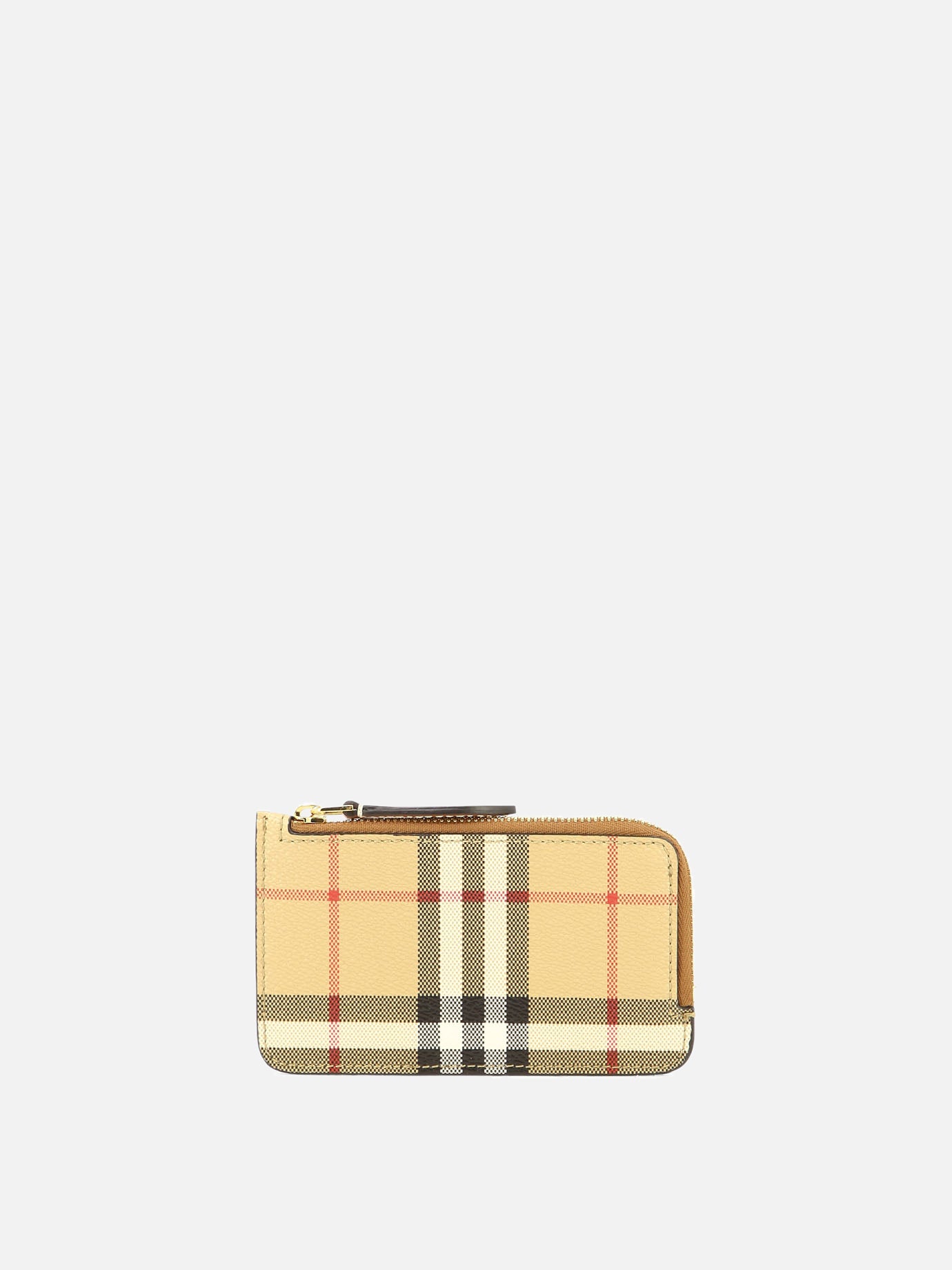 Wallets 69% polyurethane 17% polyester 14% cotton  Beige - Burberry Women | PDP | VIETTI Online Store | Zoom-Modal
