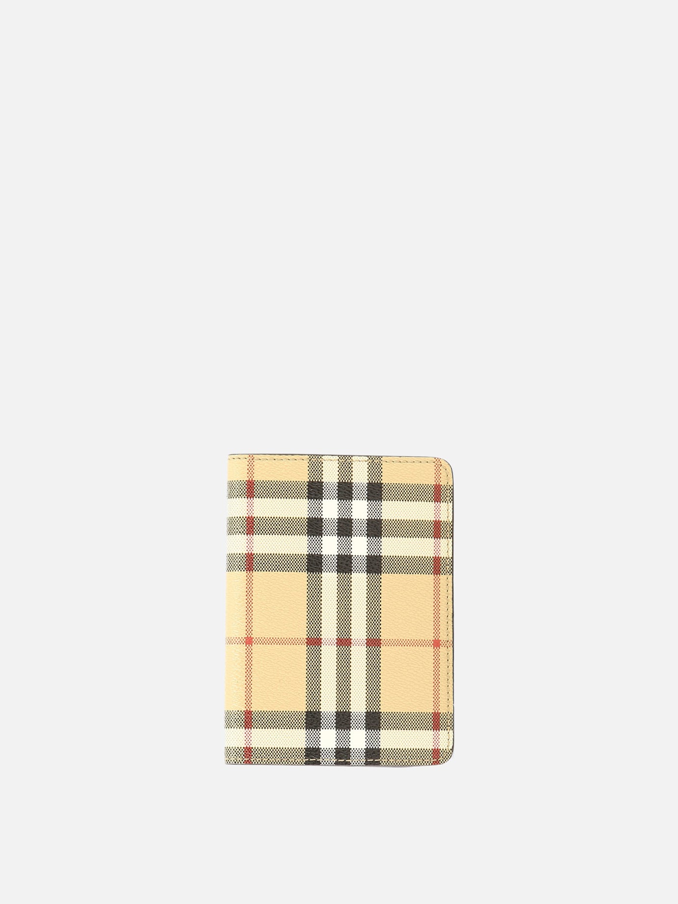 Document cases 71% polyurethane 16% polyester 12% cotton 1% acrylic  Beige - Burberry Women | PDP | VIETTI Online Store | thumbnail
