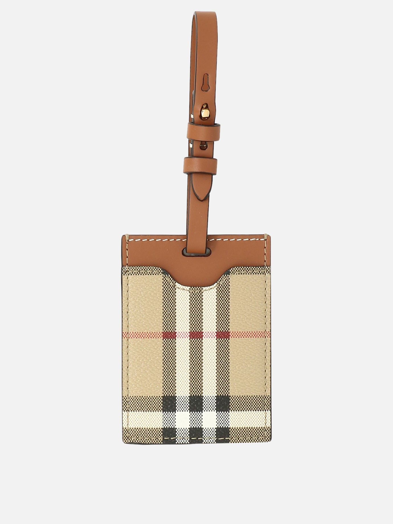 Keychains 71% polyurethane 16% polyester 12% cotton 1% acrylic  Beige - Burberry Women | PDP | VIETTI Online Store | thumbnail