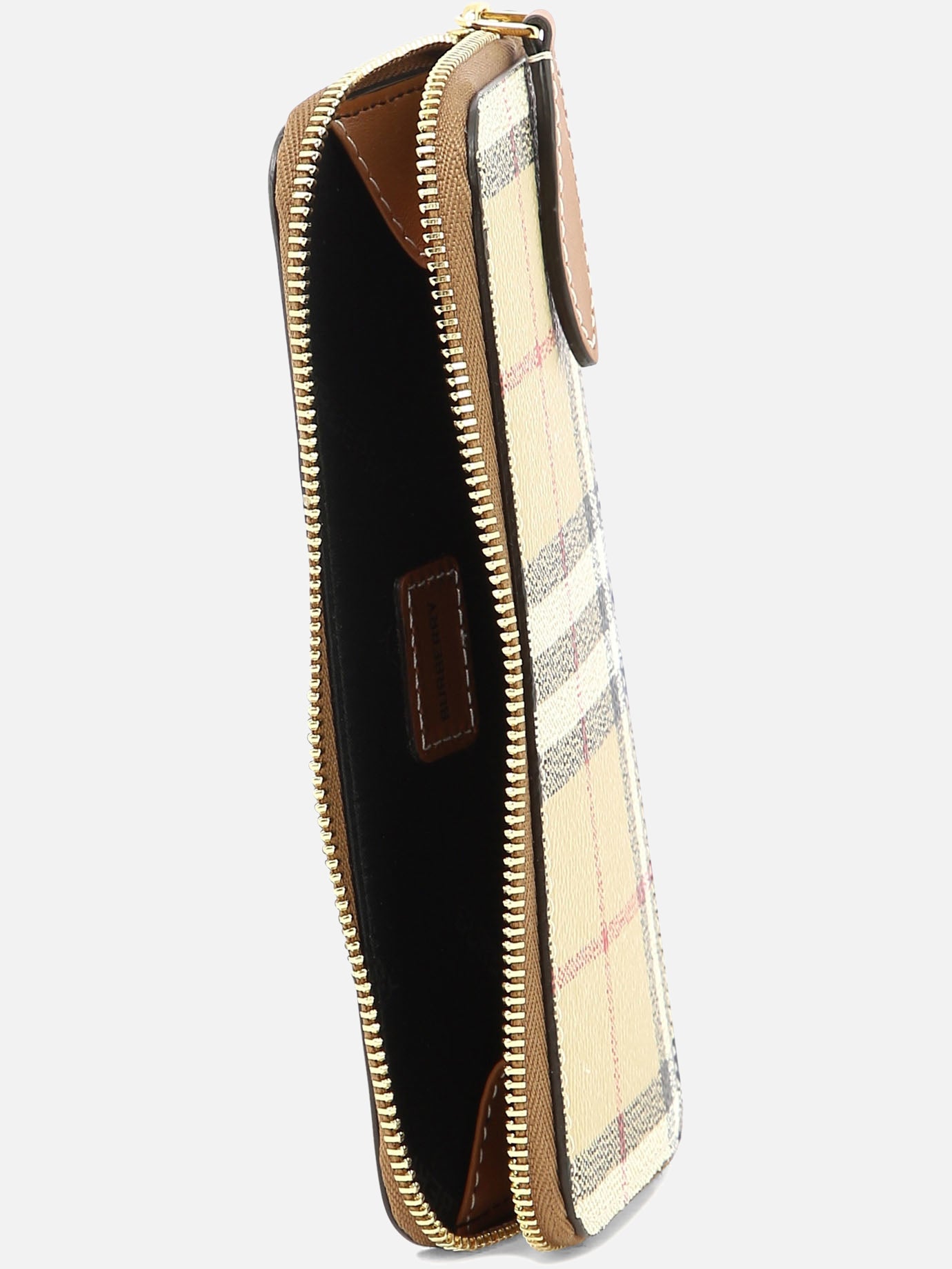 Card holders 71% polyurethane 16% polyester 12% cotton 1% acrylic  Beige - Burberry Women | PDP | VIETTI Online Store | thumbnail_5