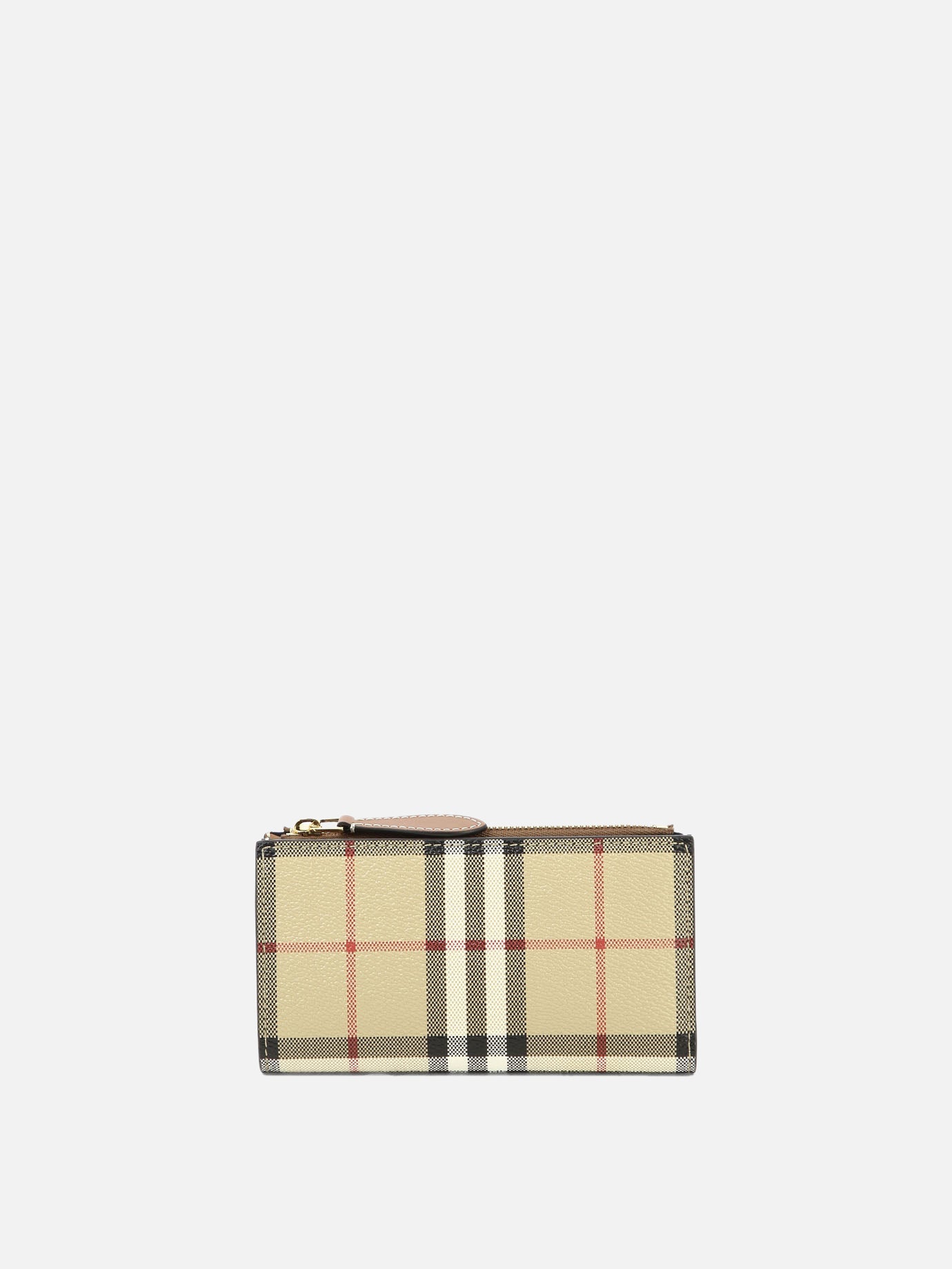 Wallets 71% polyurethane 16% polyester 12% cotton 1% acrylic  Beige - Burberry Women | PDP | VIETTI Online Store | Zoom-Modal_3
