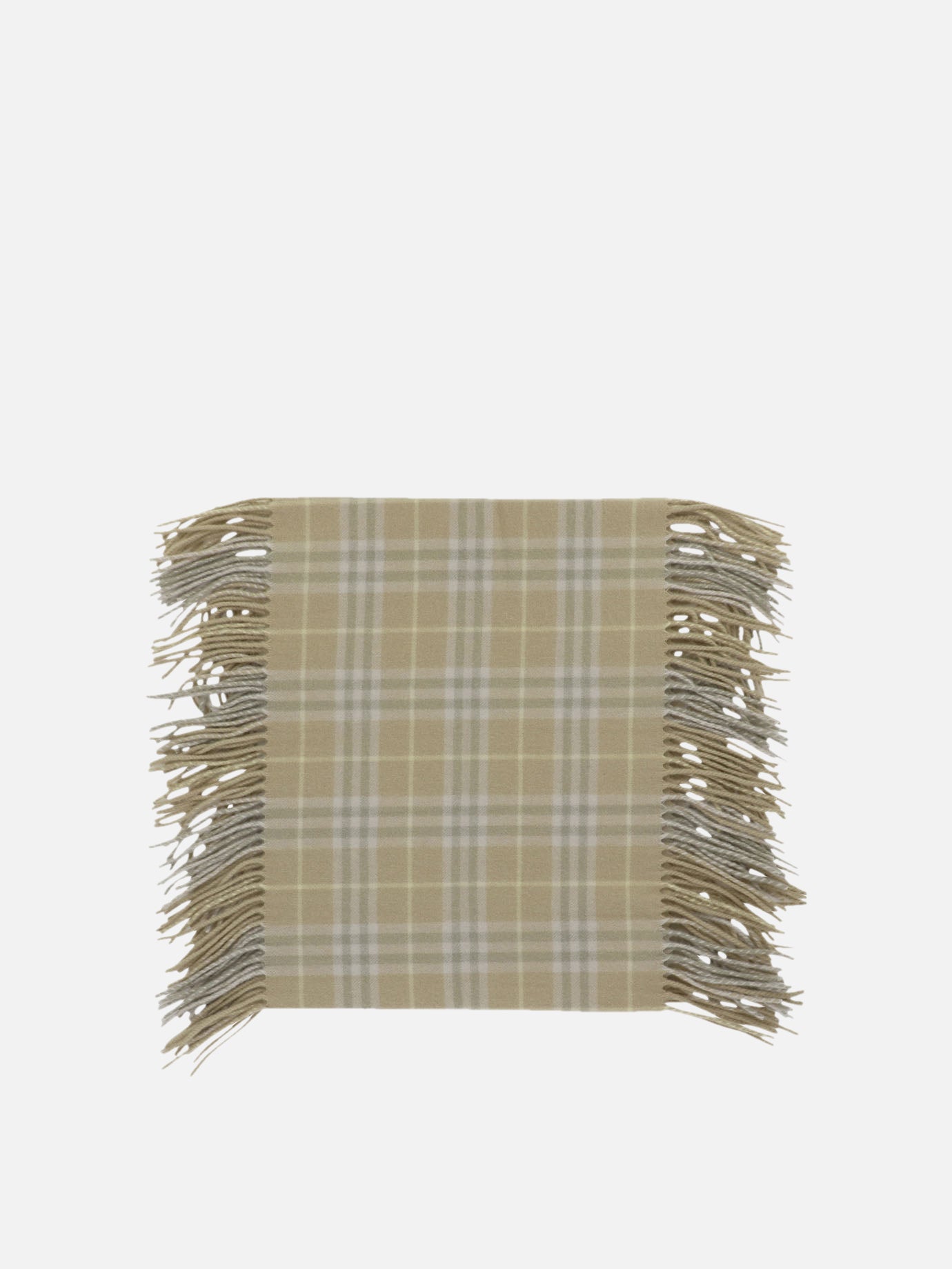 Fringed scarves 100% cashmere  Beige - Burberry Women | PDP | VIETTI Online Store | thumbnail