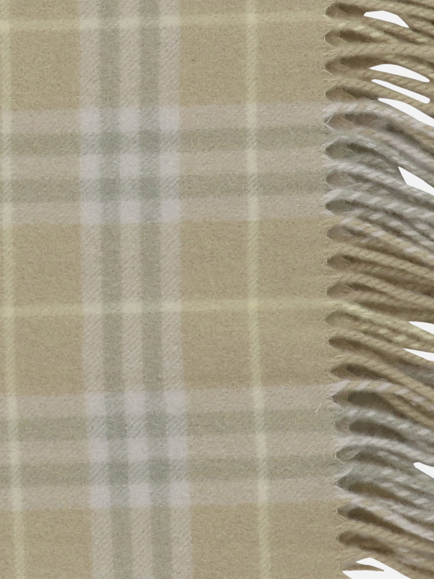 Fringed scarves 100% cashmere  Beige - Burberry Women | PDP | VIETTI Online Store | thumbnail_2