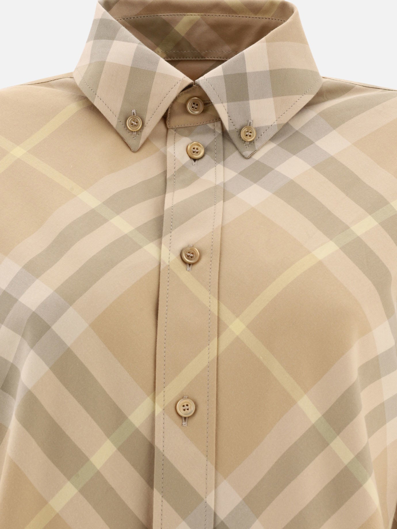 Casual shirts 100% cotton  Beige - Burberry Women | PDP | VIETTI Online Store | thumbnail_3