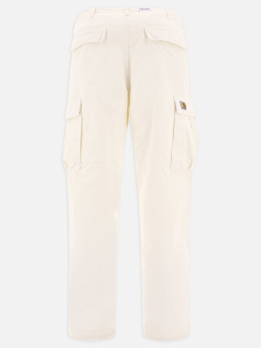 Cargo & parachute trousers 100% cotton  White - Carhartt WIP Men | PLP | VIETTI Online Store | 2
