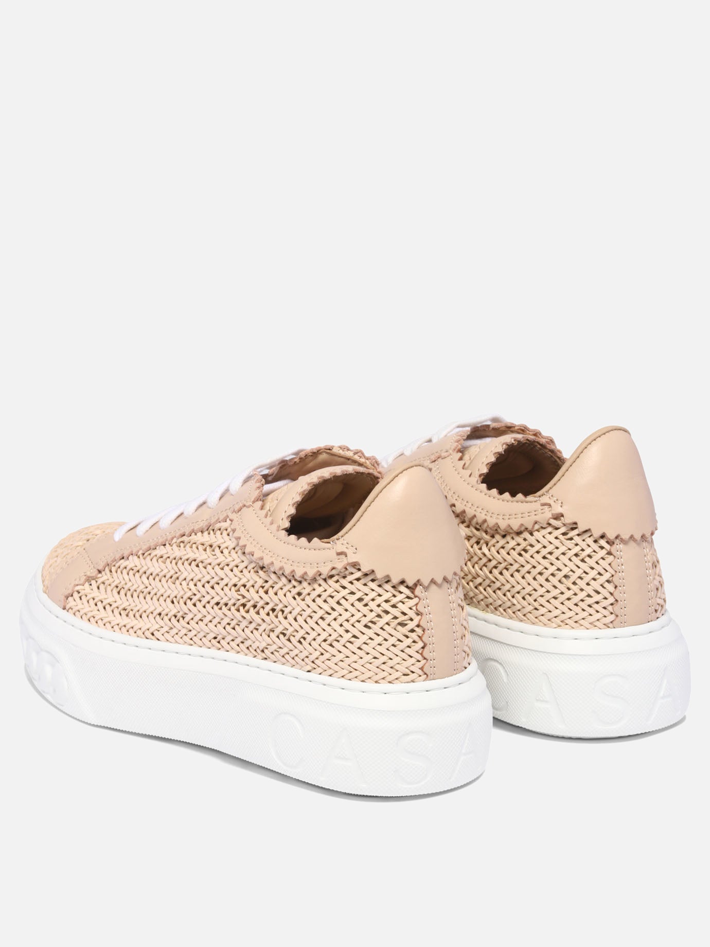 Low top sneakers 100% leather - 100% rubber  Pink - Casadei Women | PDP | VIETTI Online Store | Zoom-Modal_4
