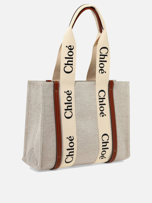 Medium bags 100% linen  Beige - Chloé Women | PLP | VIETTI Online Store | 2
