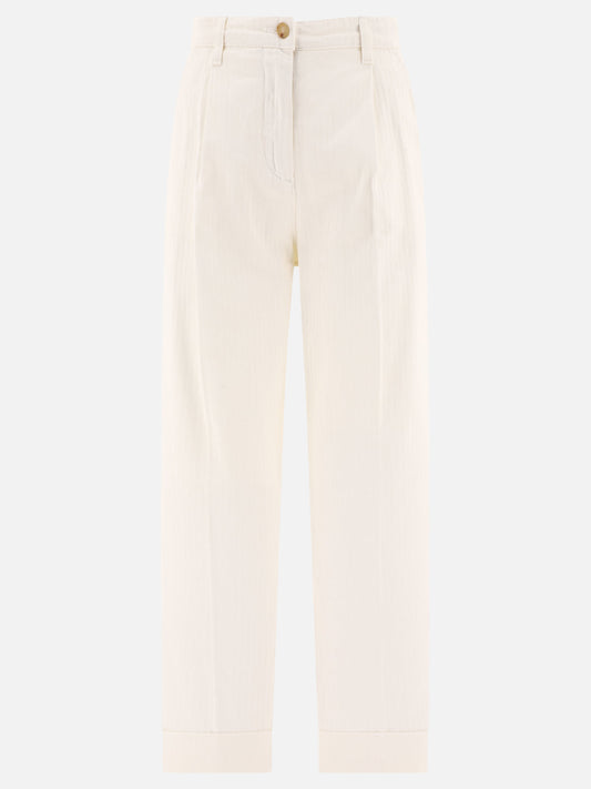 Cropped chino trousers