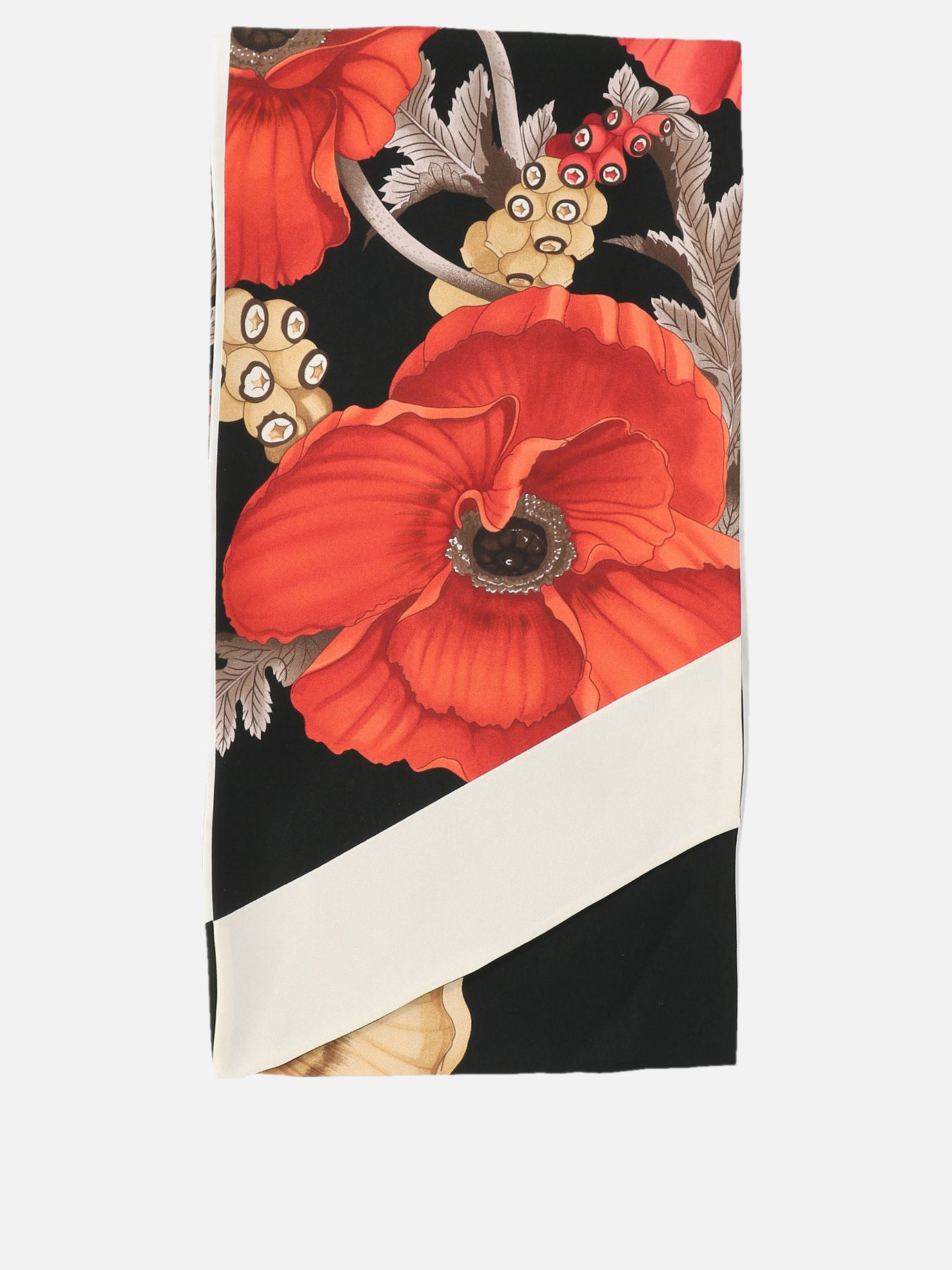 Silk scarves 0771395  Red - Ferragamo Women | PDP | VIETTI Online Store | Zoom-Modal
