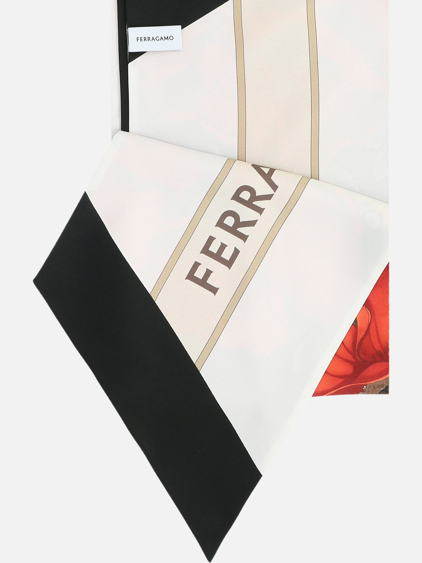 Silk scarves 0771395  Red - Ferragamo Women | PDP | VIETTI Online Store | thumbnail_2