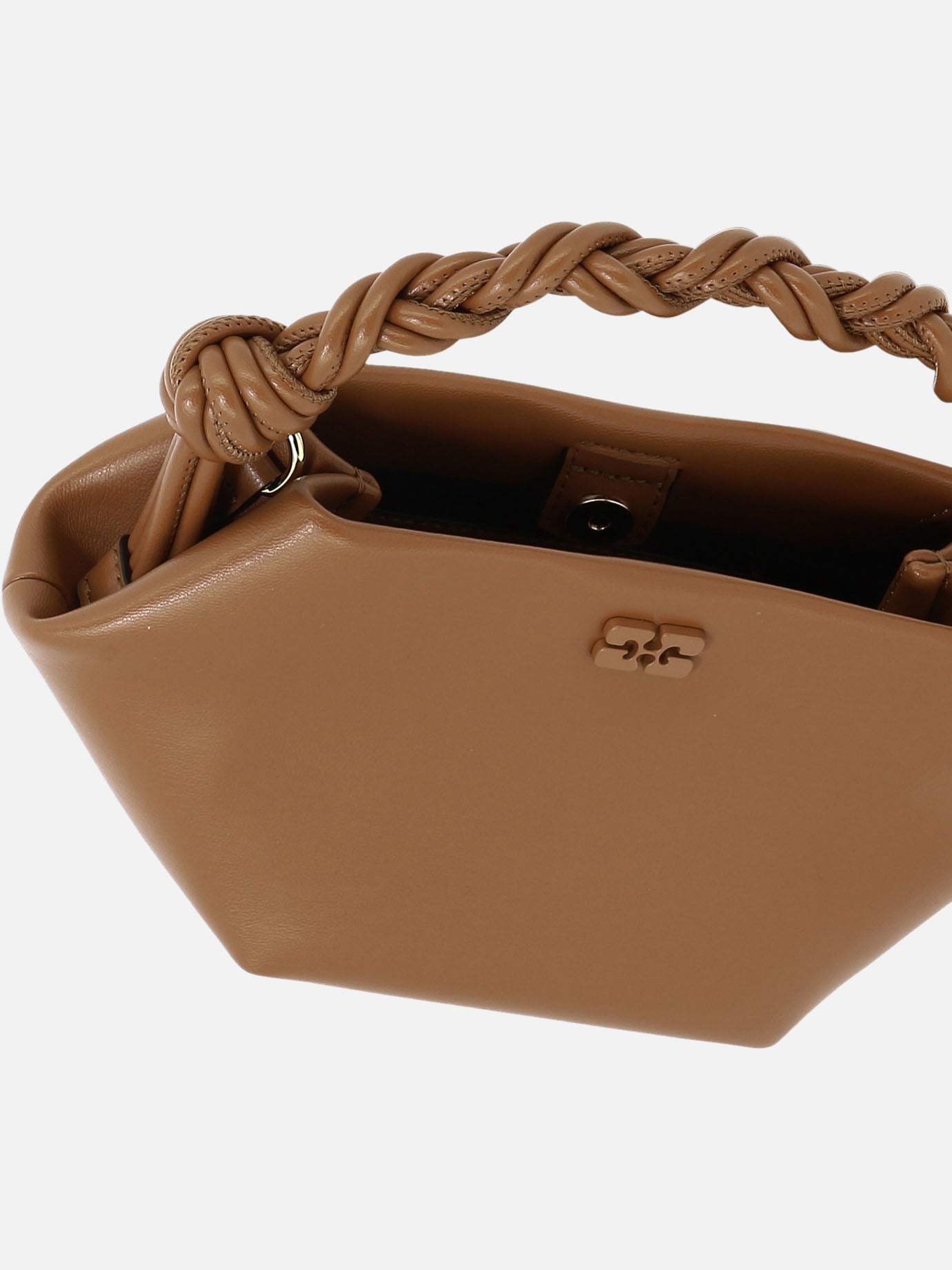 Small bags 65% recycled leather 19% polyurethane fibre 16% polyester  Brown - Ganni Women | PDP | VIETTI Online Store | Zoom-Modal_5
