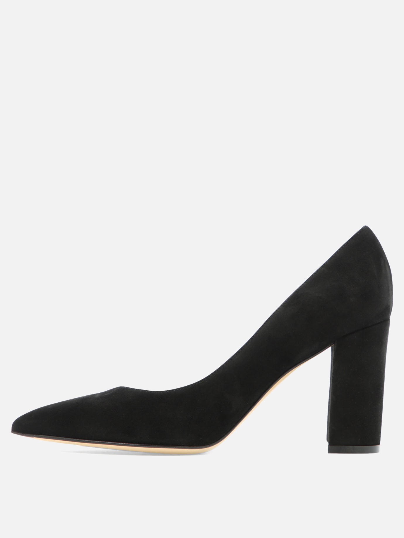 Pumps 100% suede - 100% leather  Black - Gianvito Rossi Women | PDP | VIETTI Online Store | thumbnail_3