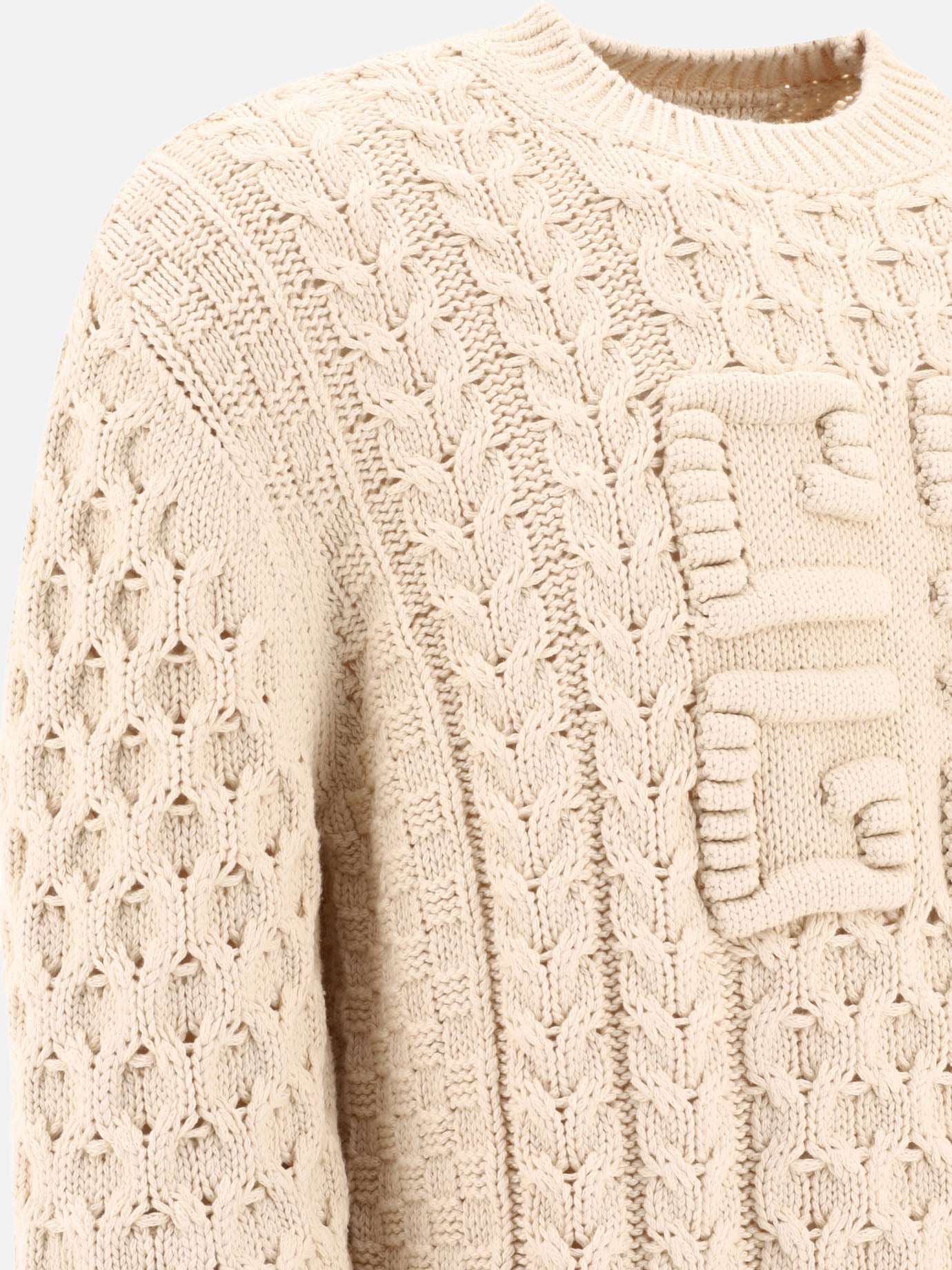Crewneck sweaters 88% cotton 12% polyamide  Beige - Givenchy Men | PDP | VIETTI Online Store | thumbnail_4