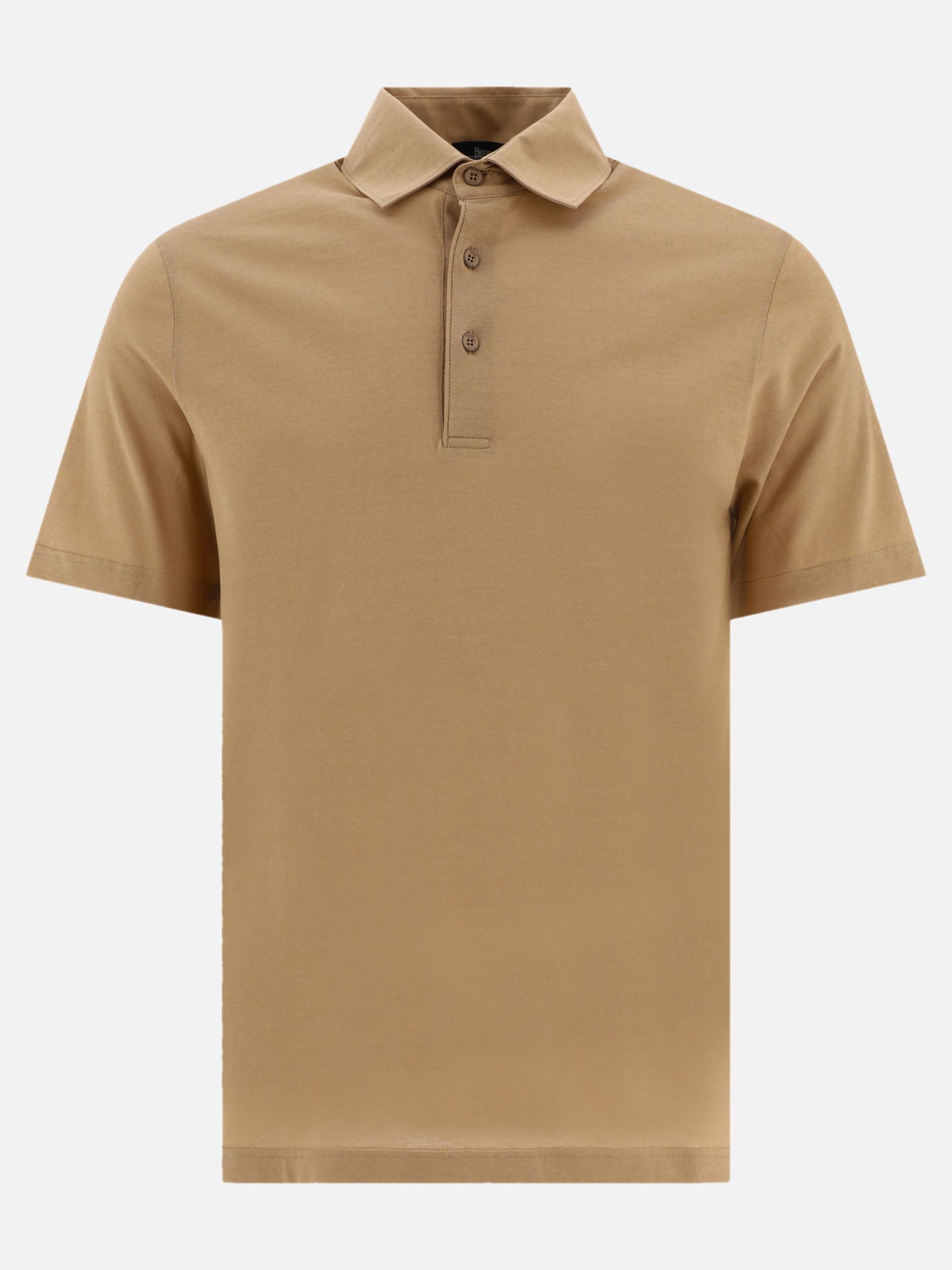 Polo shirts with buttons 100% cotton  Beige - Herno Men | PDP | VIETTI Online Store | thumbnail