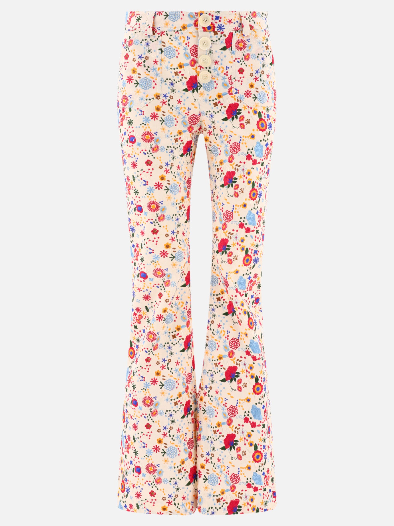 "Charlotte" embroidered trousers