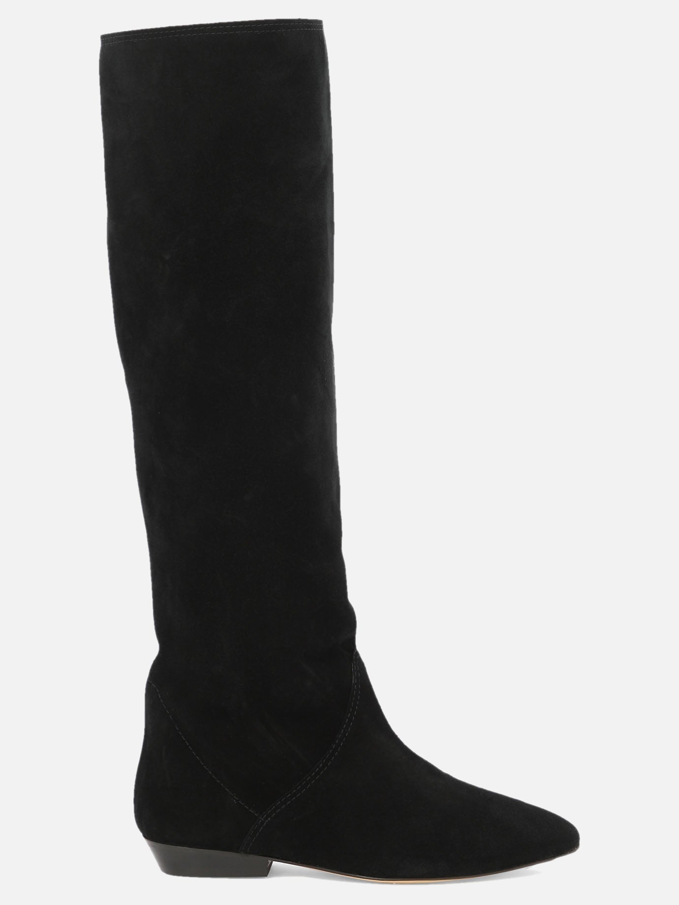 Knee-high 100% suede - 100% leather  Black - Isabel Marant Women | PDP | VIETTI Online Store | Zoom-Modal
