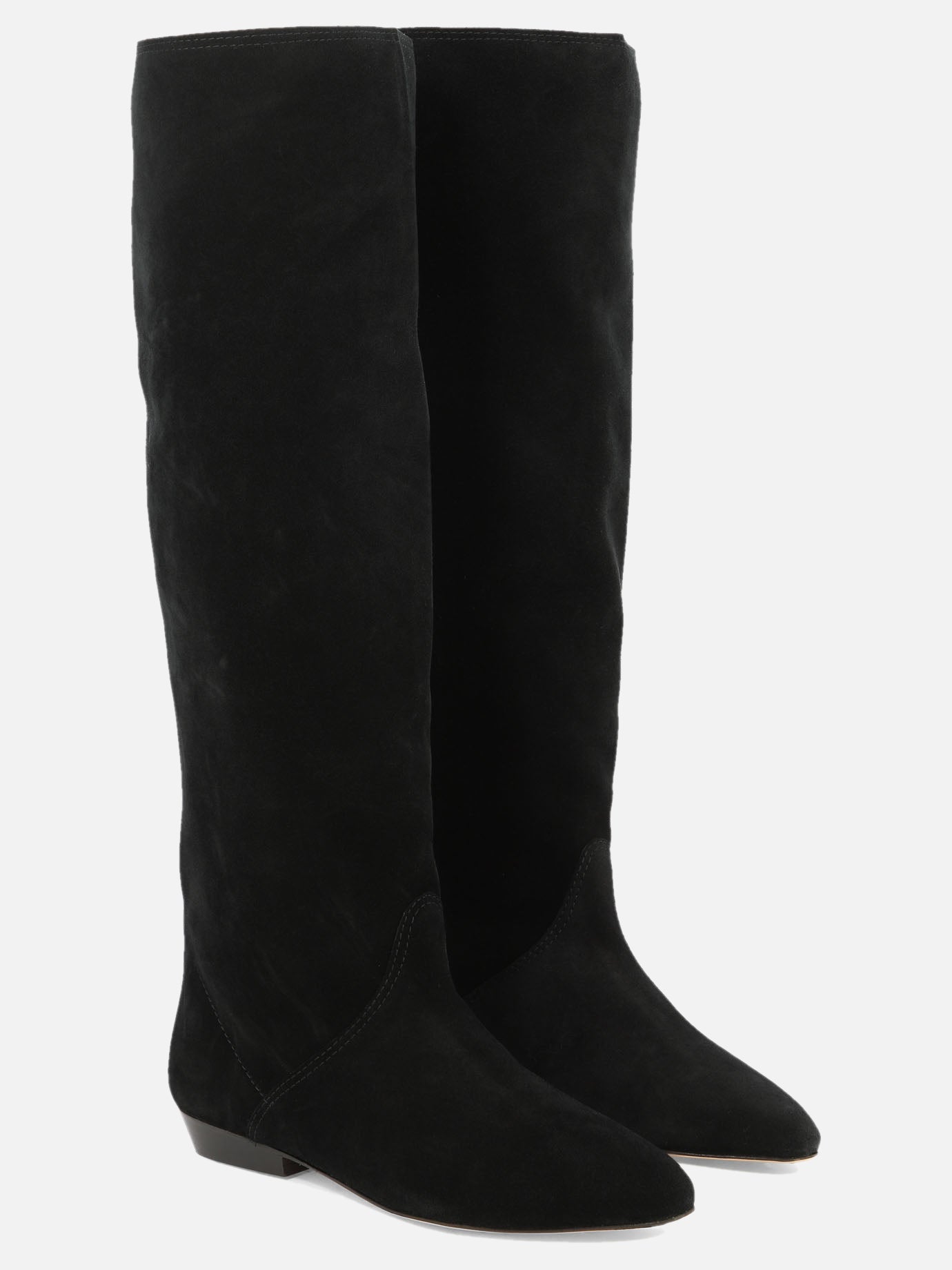 Knee-high 100% suede - 100% leather  Black - Isabel Marant Women | PDP | VIETTI Online Store | Zoom-Modal_2
